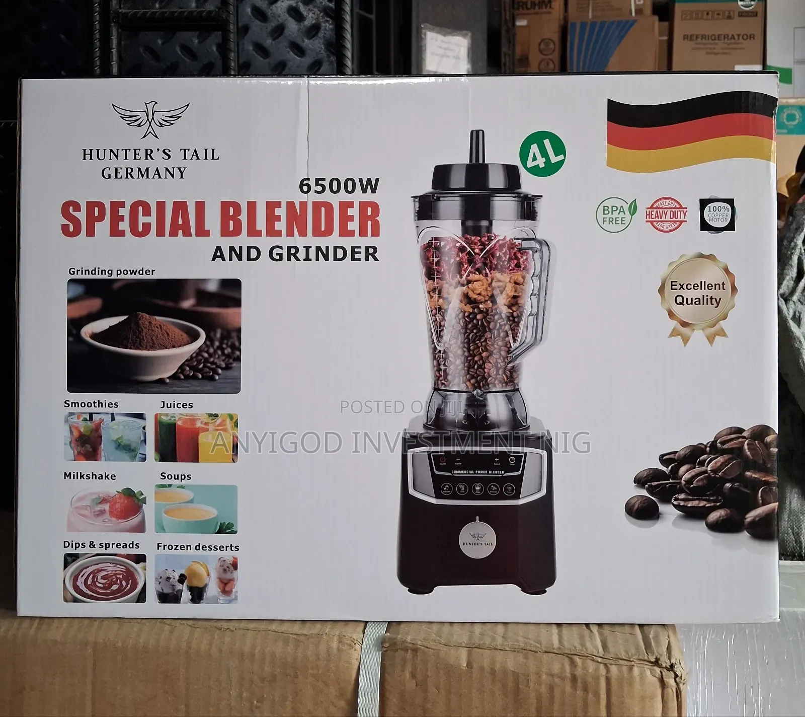 6500watts Digital Hunters Tail Professional Crusher