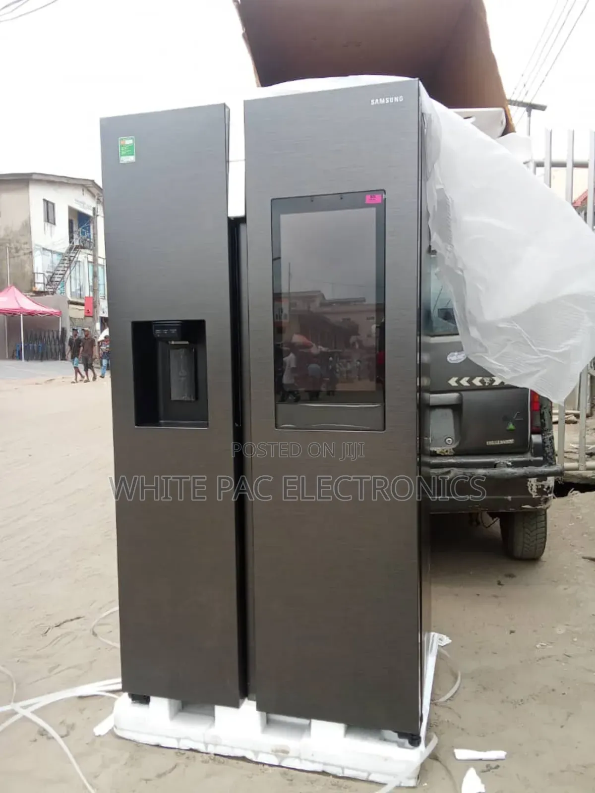 Samsung Inverter Fridge> 21"Inch Smart Tv & Ice Cube Dispenser>10yrs