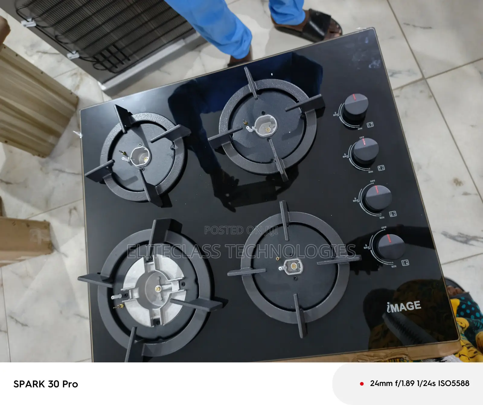 Cleancook Image Inbuilt 4 Gas Burner Hob