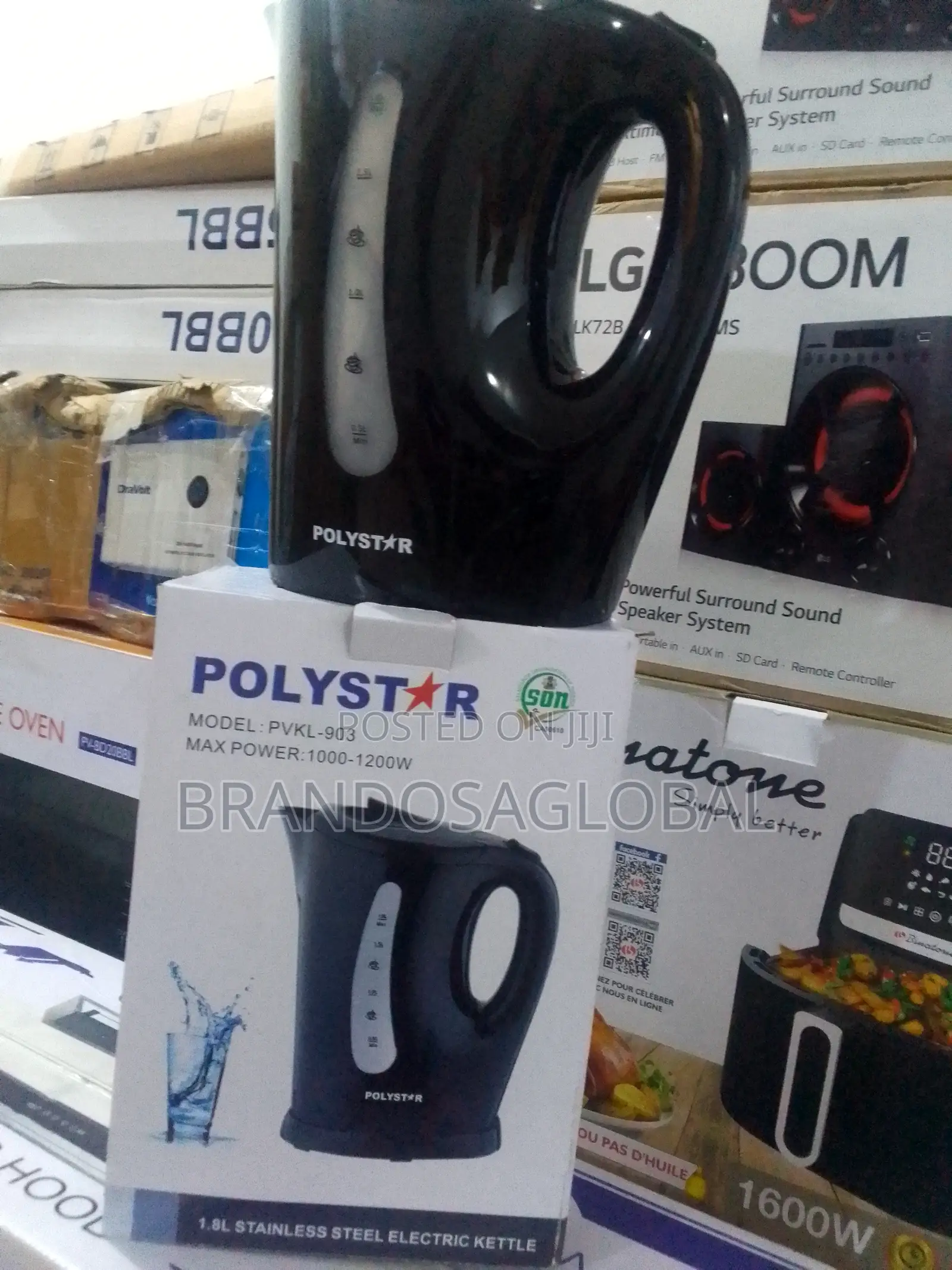 Polystar Electric Kettle – Sleek Powerful