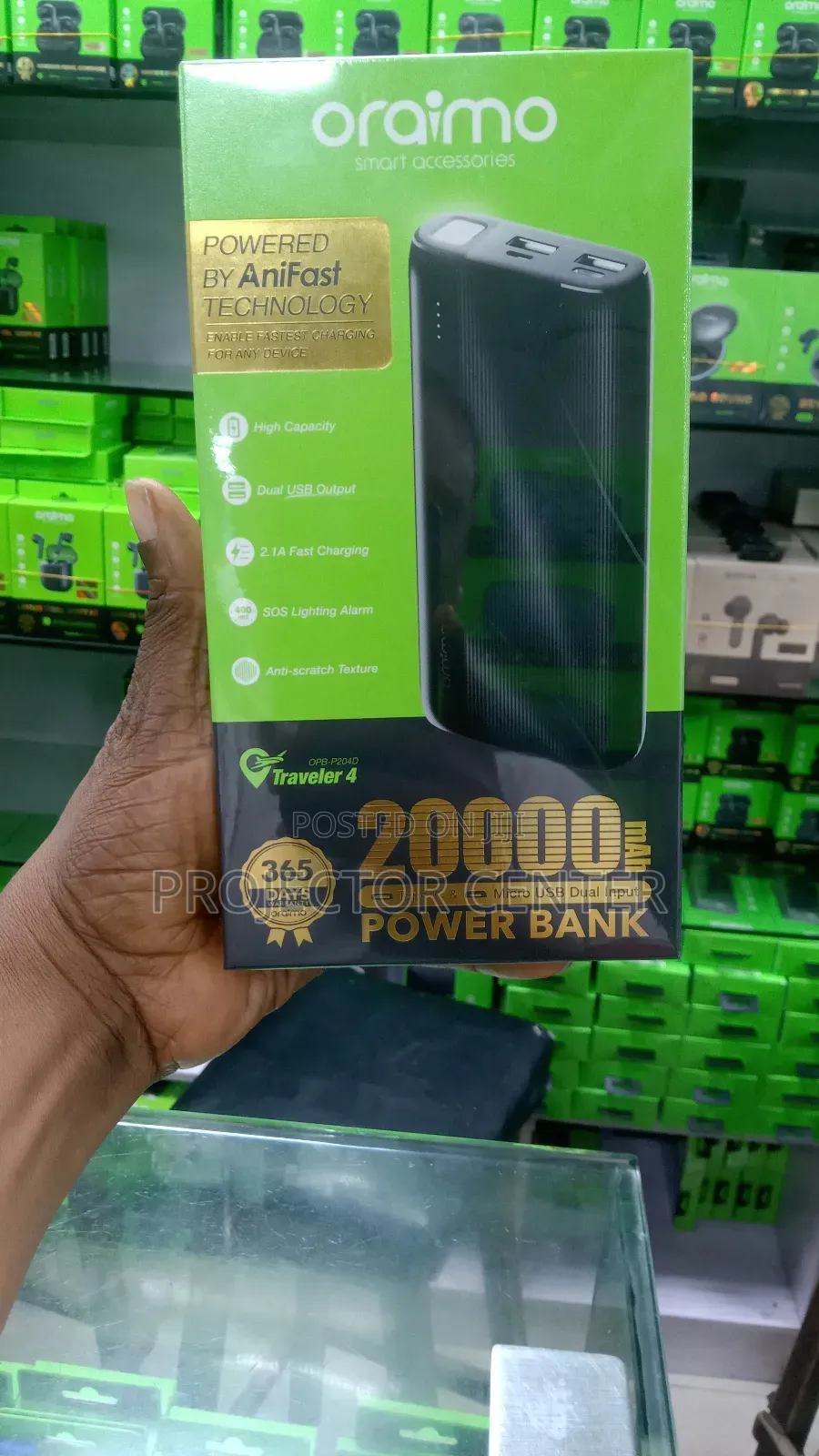 Oraimo 20000mah Long Lasting Power Bank (Opb-204d) Traveller 4