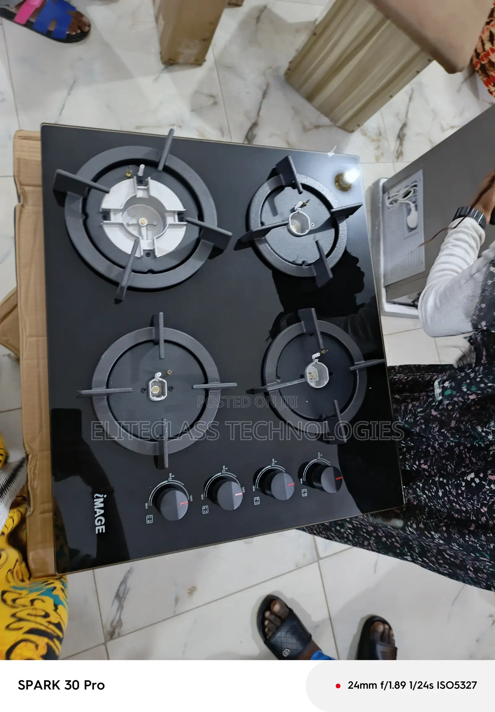 Ecoglow Image Inbuilt 4 Gas Burner Hob