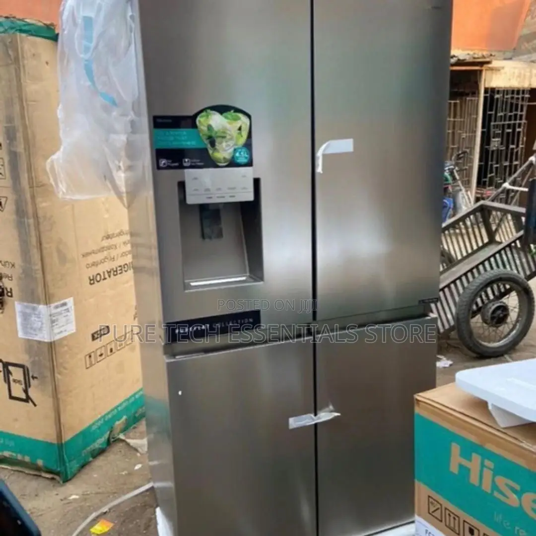 New Hisense 4door Side by Side Refrigerator