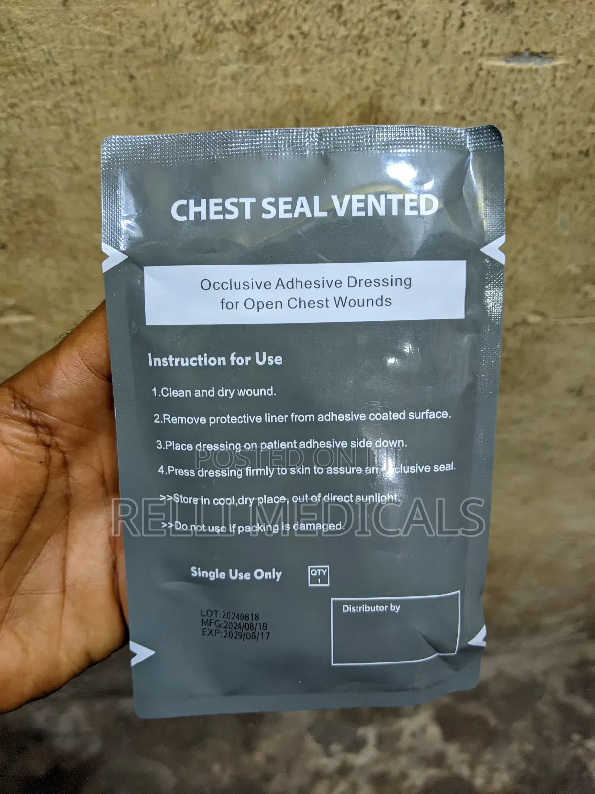 First Aid Chest Seal