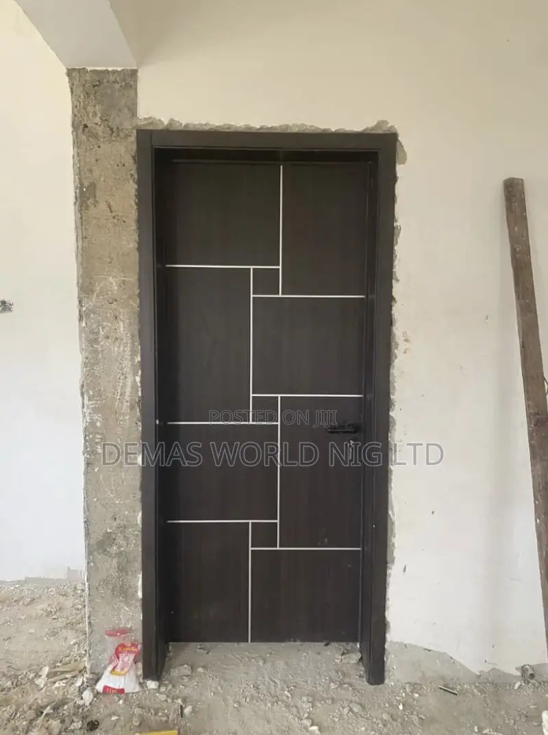 Bb Black Wooden Imported Door