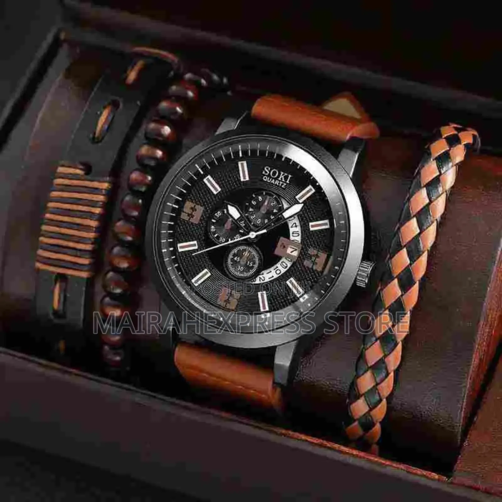 Frank Male Wrist Watch Set
