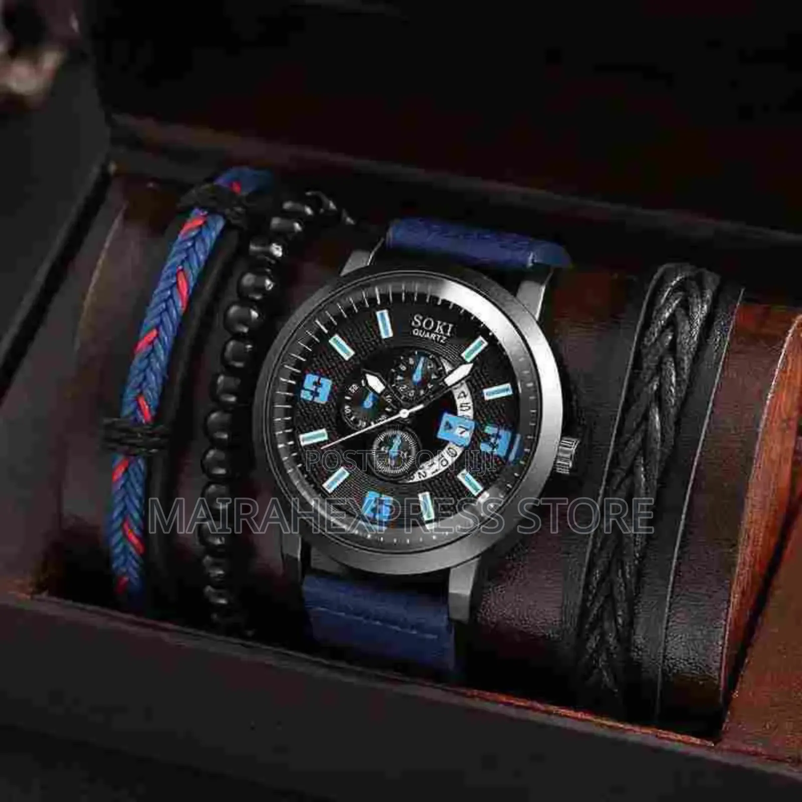 Frank Male Wrist Watch Set