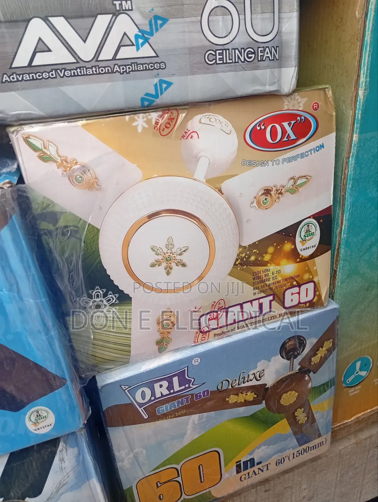 Giant 60 Ceiling Fan Ox