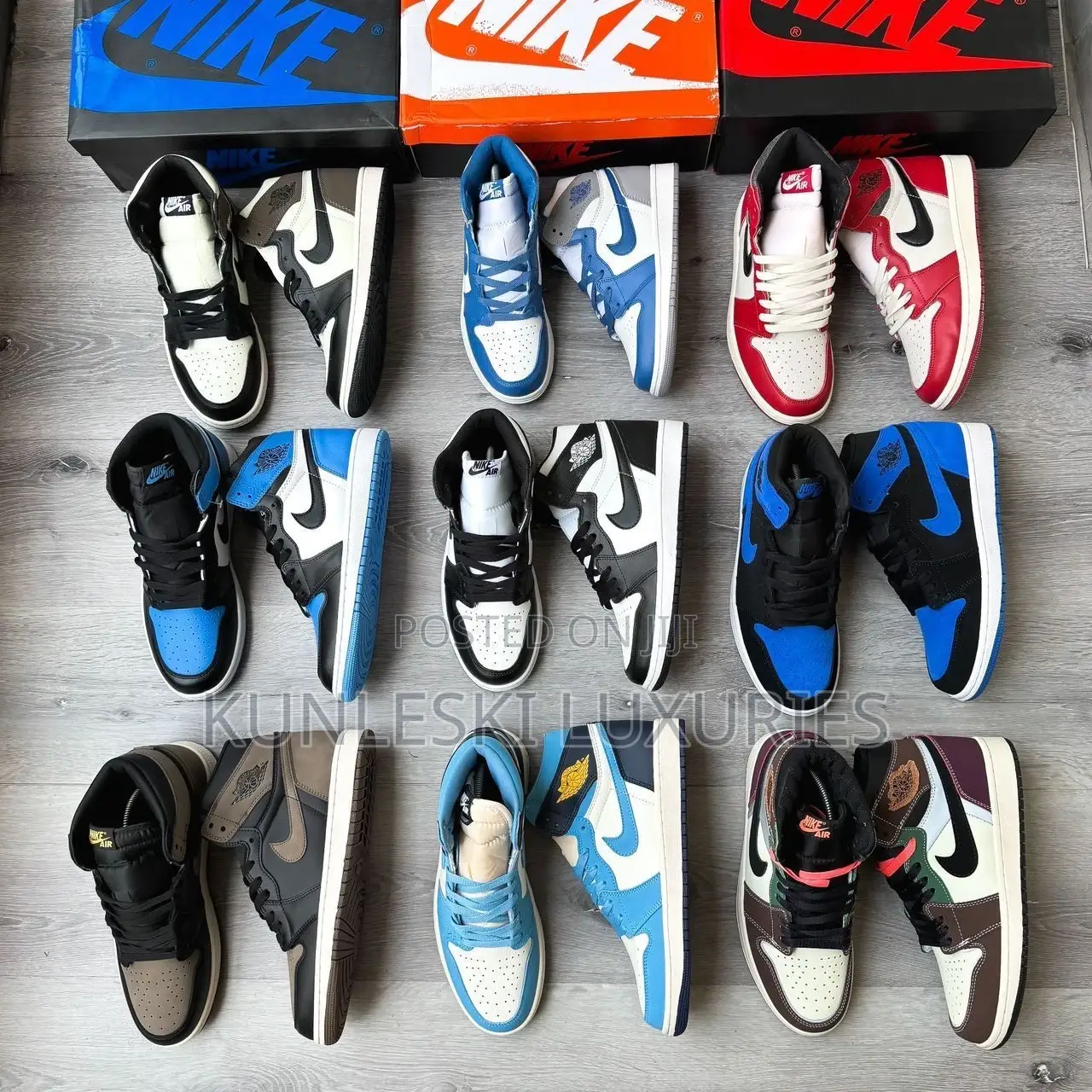 Original Air Jordan 1 High-Top Og Sneakers Collections