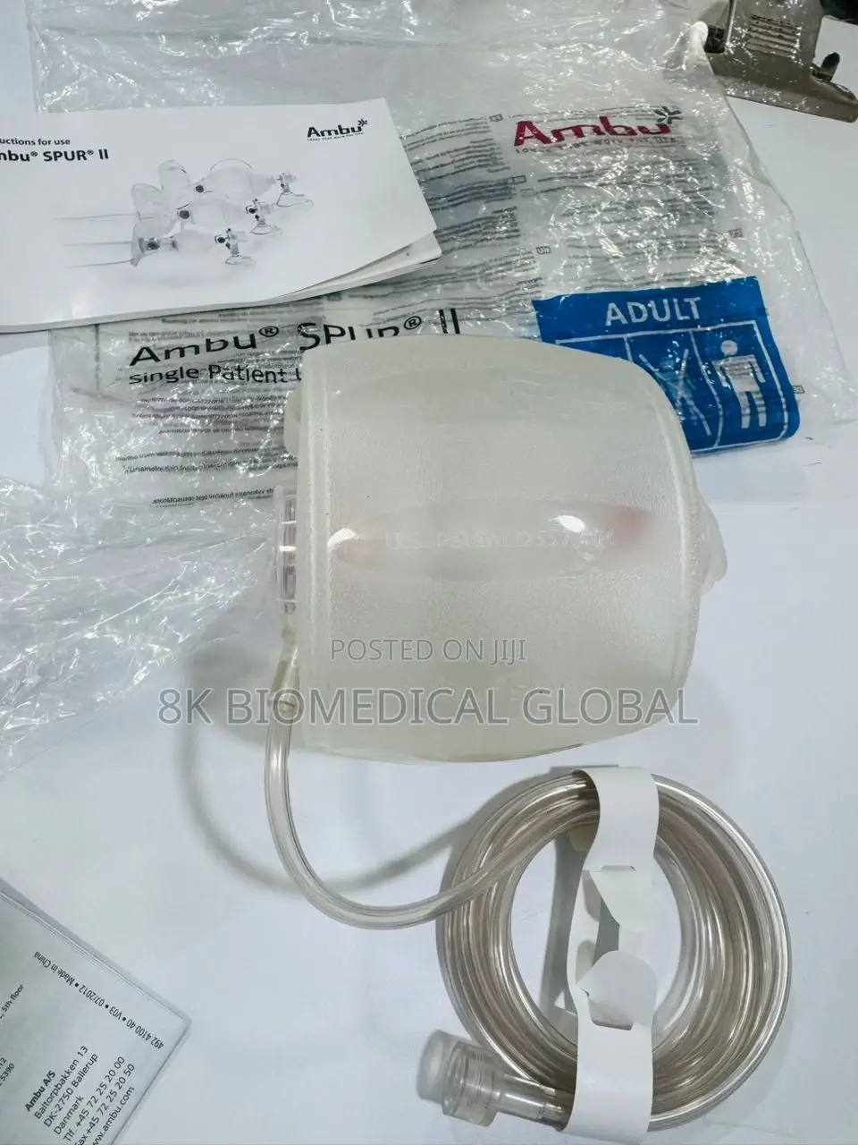 Ambu Spur Ii Disposable Adult Resuscitator With Face Mask