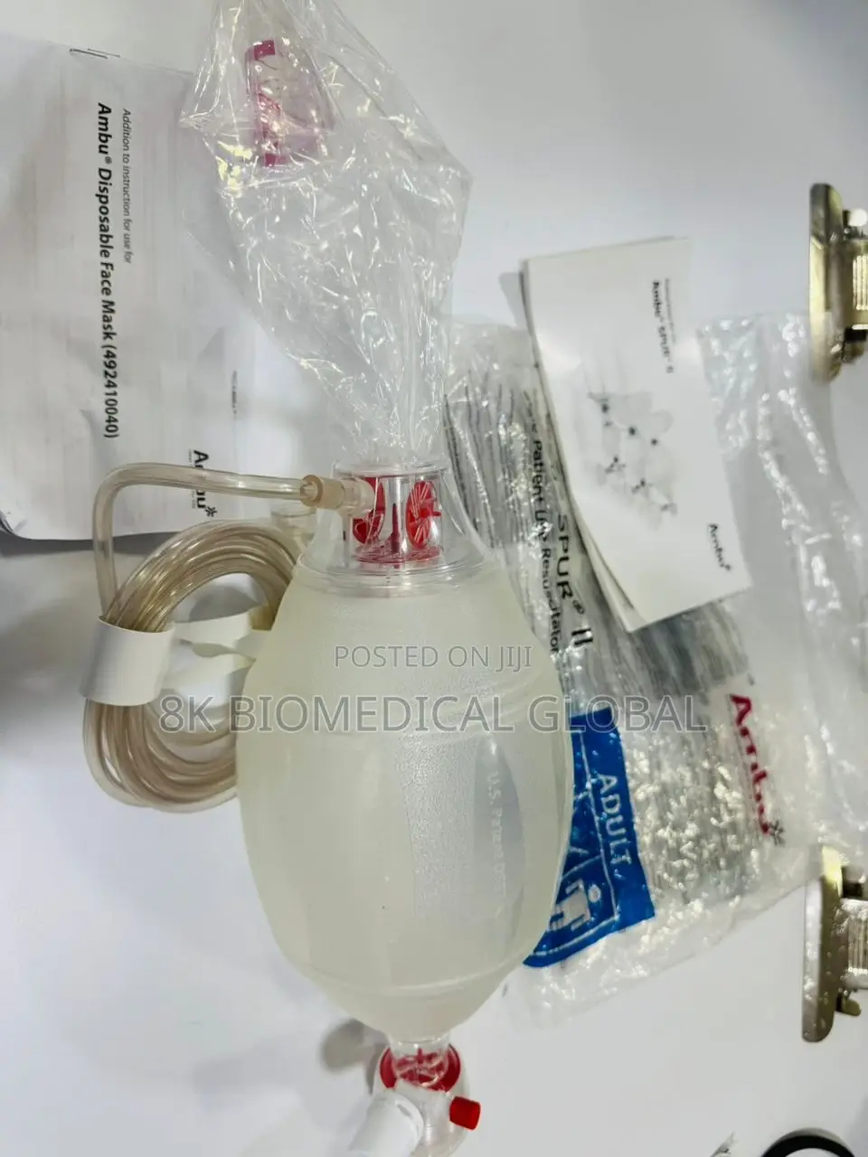 Ambu Spur Ii Disposable Adult Resuscitator With Face Mask