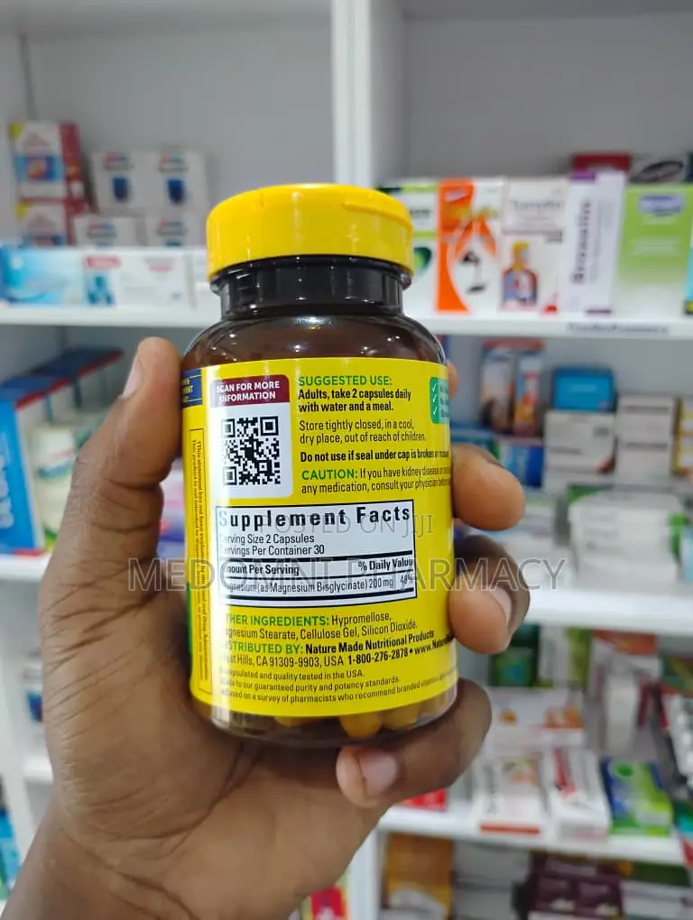 Nature Made Magnesium Glycinate – Muscle, Nerve Sleep Support