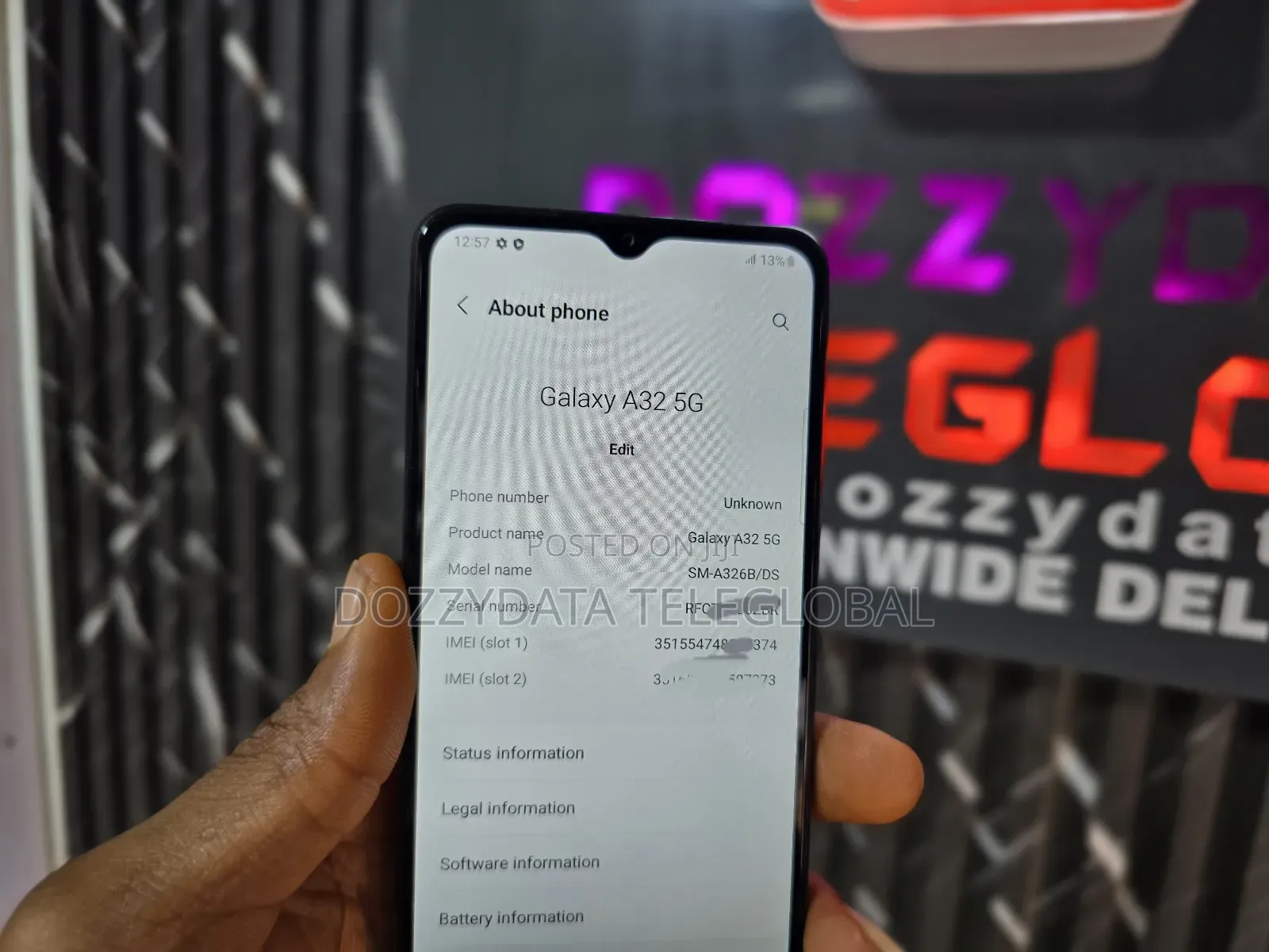 Samsung Galaxy A32 5G 64 GB Black