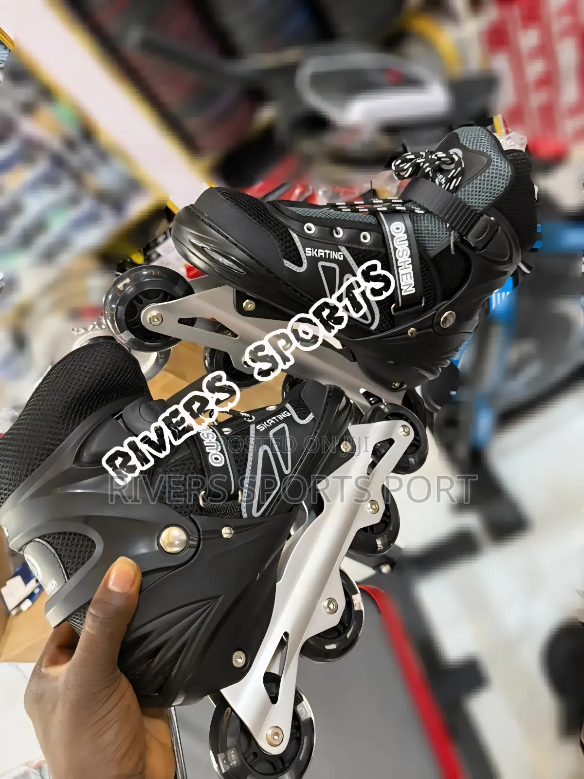 Adult Roller Skates Adjustable 42-46 Wit Brakes Skating Shoe