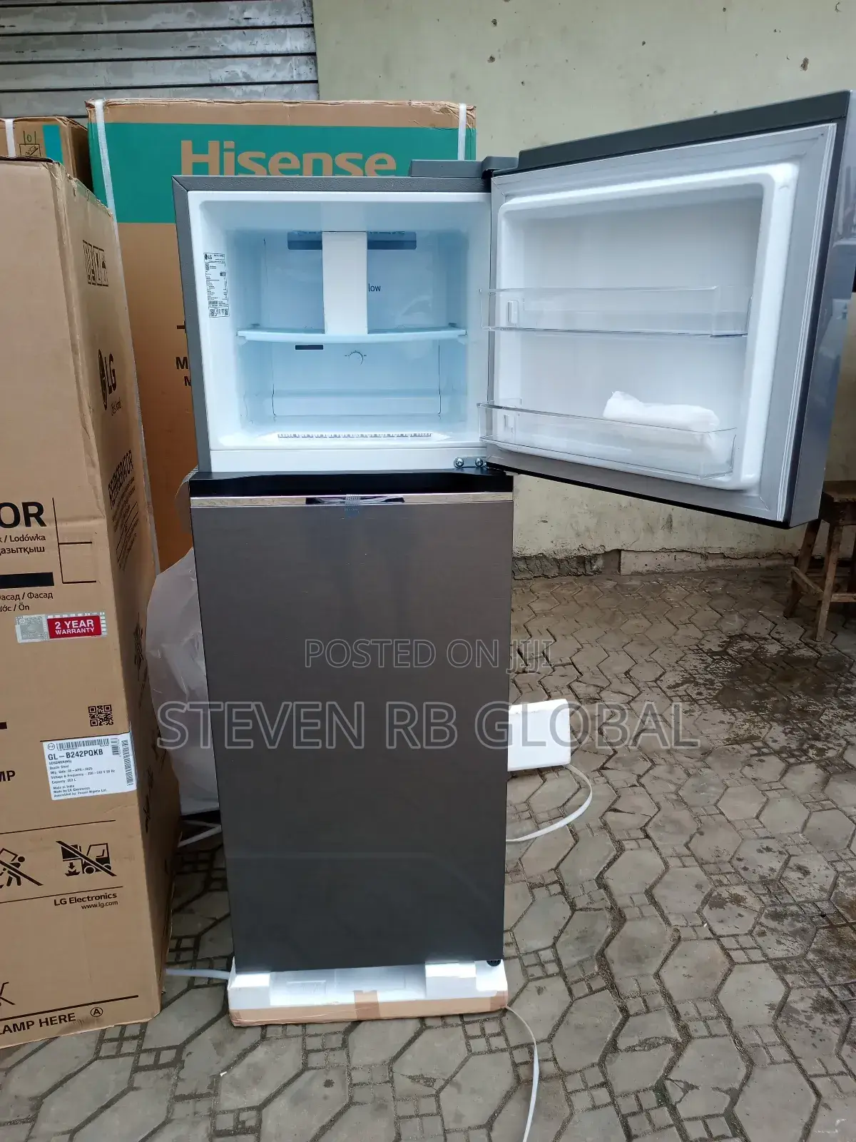 Lg 263l Top Freezer Refrigerator Ref 242 PQGB