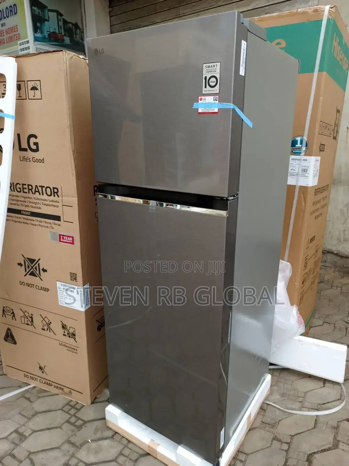 Lg 263l Top Freezer Refrigerator Ref 242 PQGB