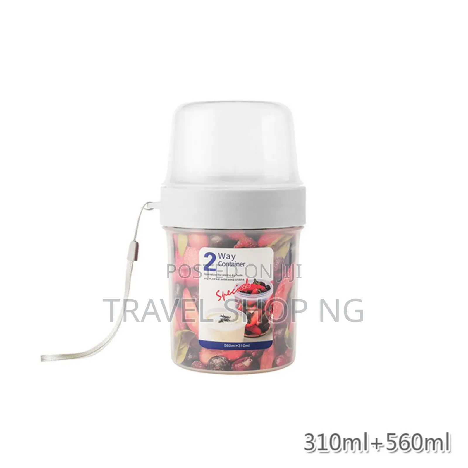 Seal Lock 2 Way Container | Reusable Parfait Cups