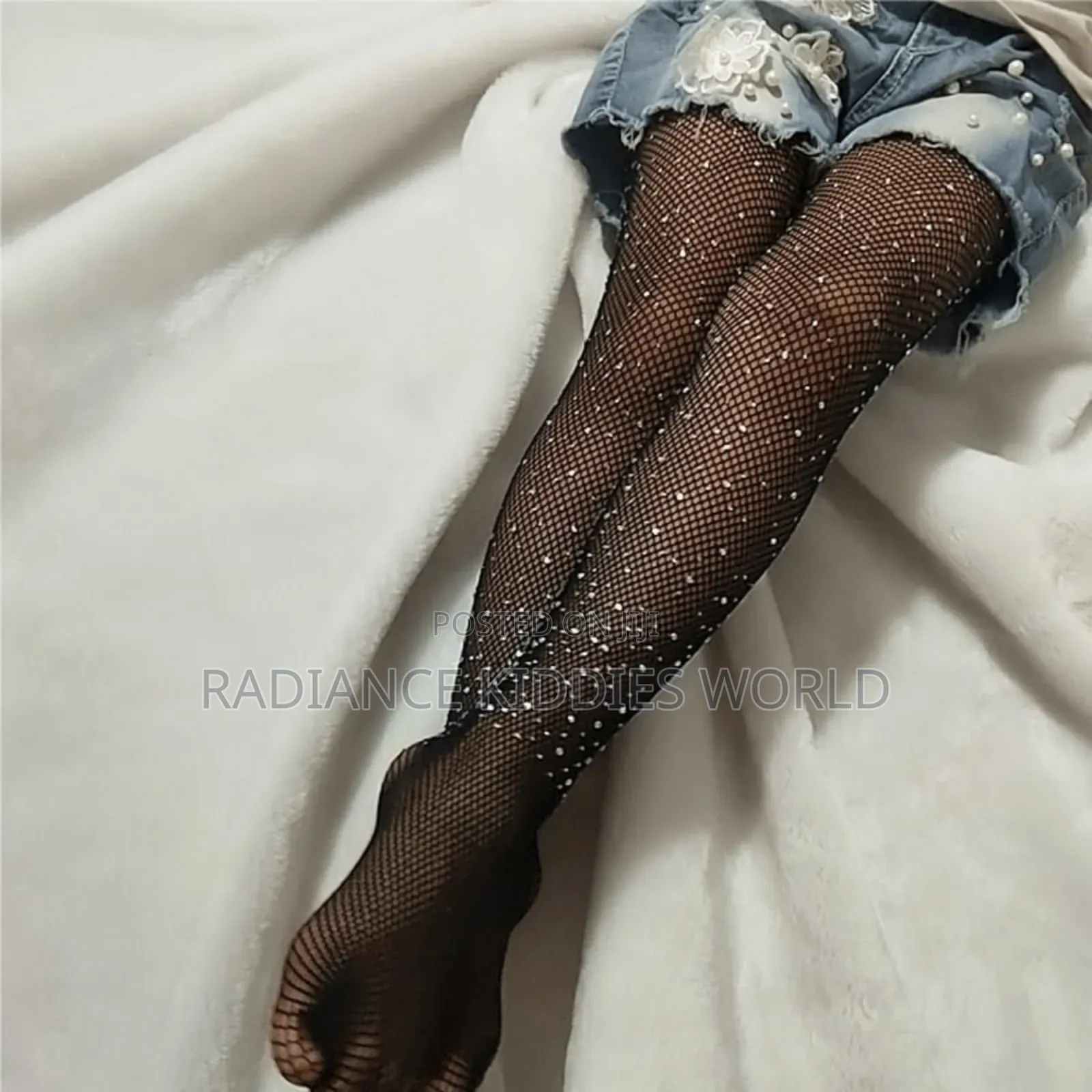 Net Pantyhose With Stones
