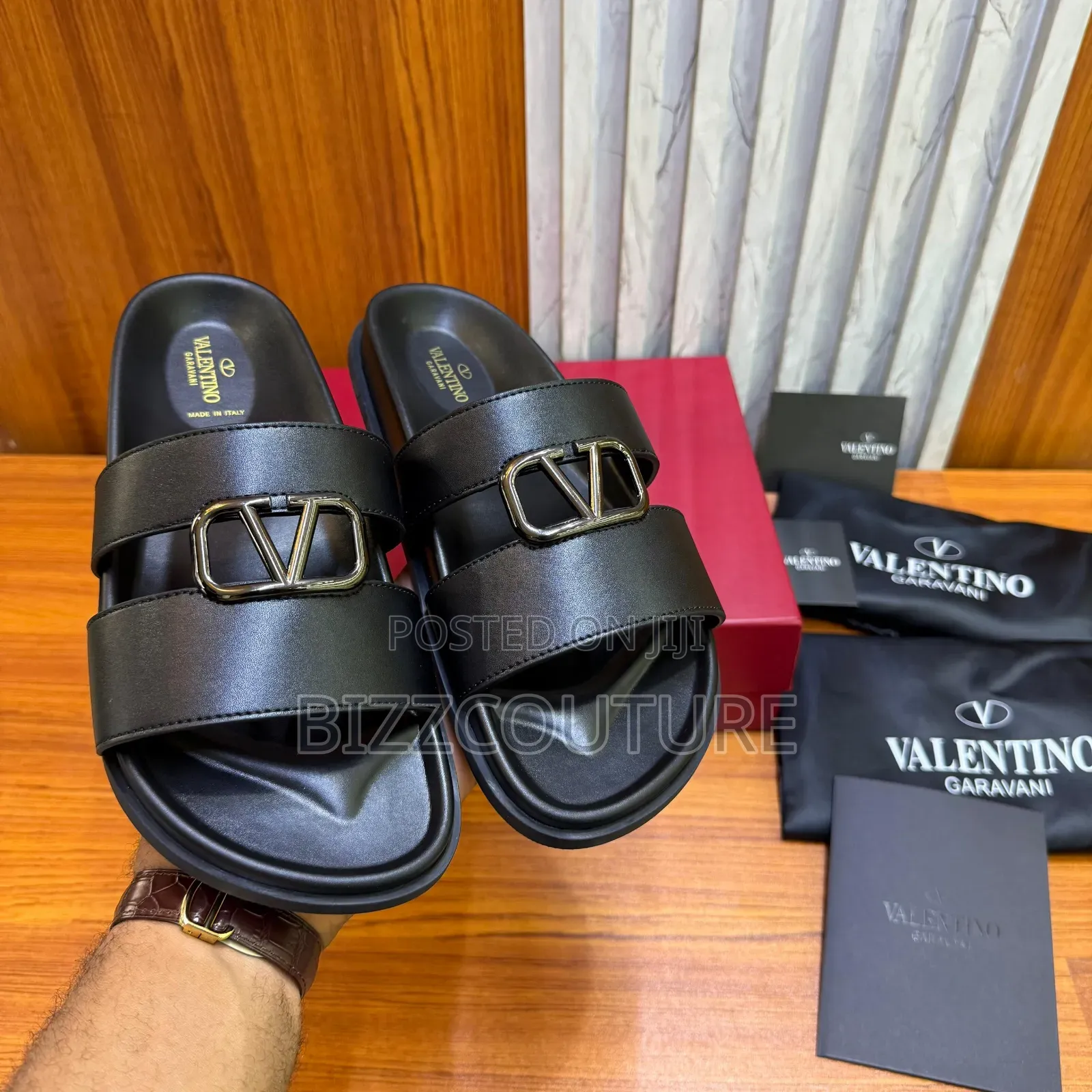 Original Valentino Slippers Available in Store