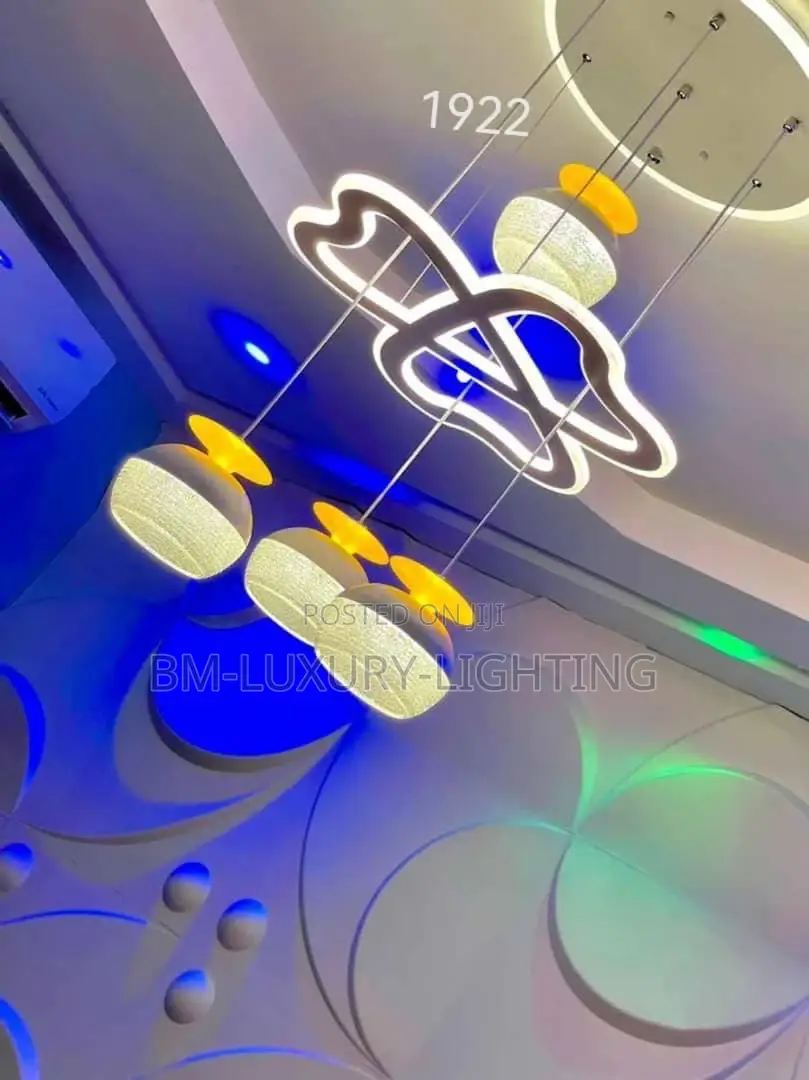 Modern Led Living Room Suspended Lamps