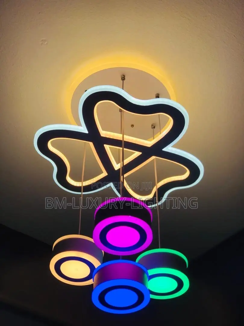 Modern Led Living Room Suspended Lamps