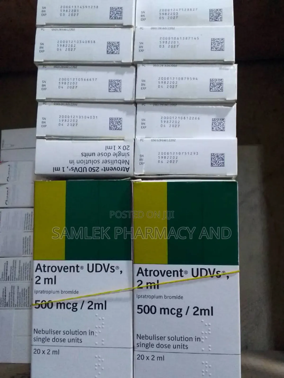 Atrovent Udvs,500 Mcg/2ml Nebuliser Solution In Single Dose Unit