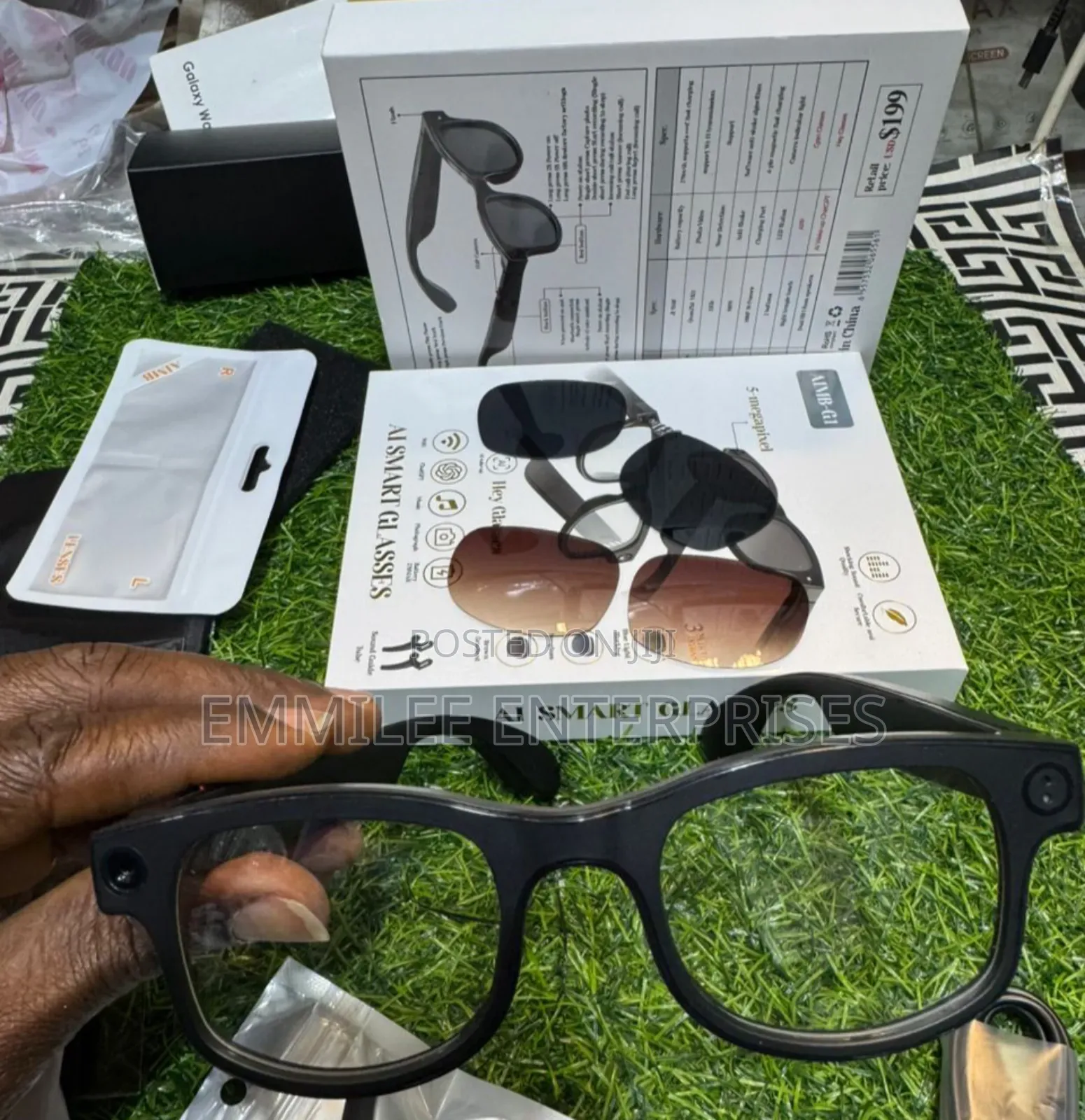 Smart Ai Camera Glasses Wifi and Ai Voice Assistant