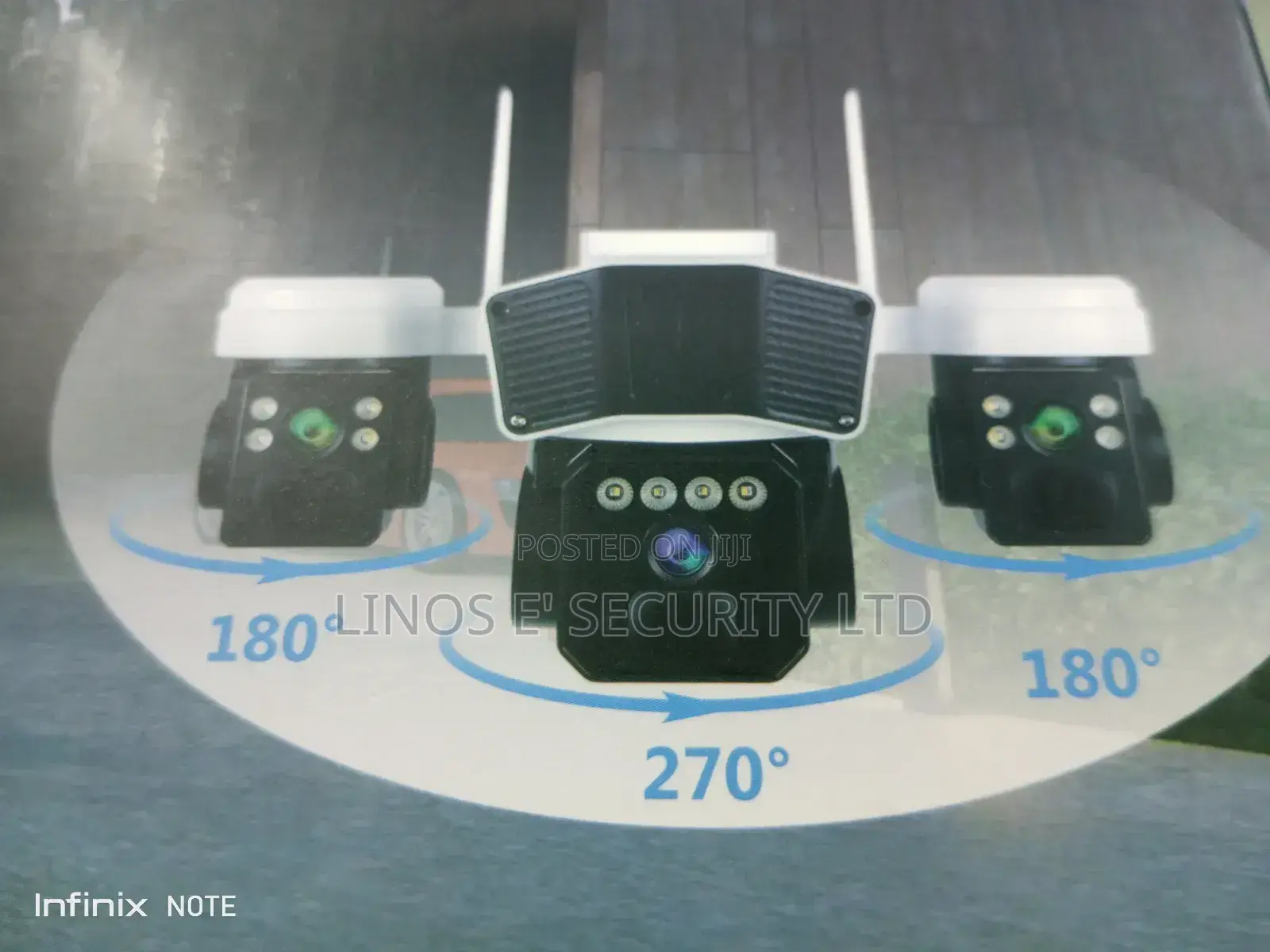 Triple Lens Solar PTZ Camera