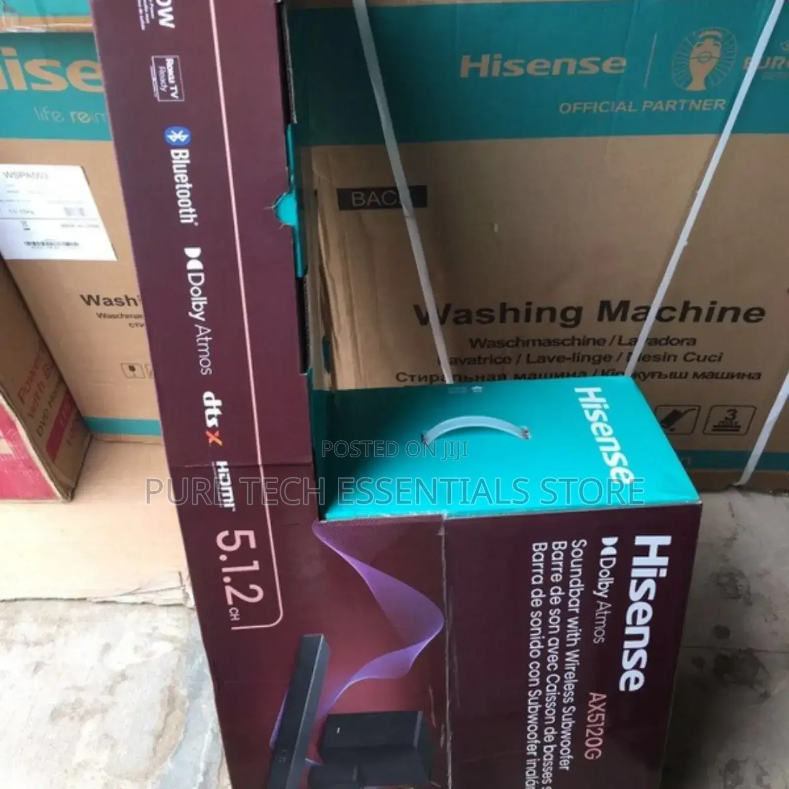New Hisense 340 Watts Sound Bar Subwoofer