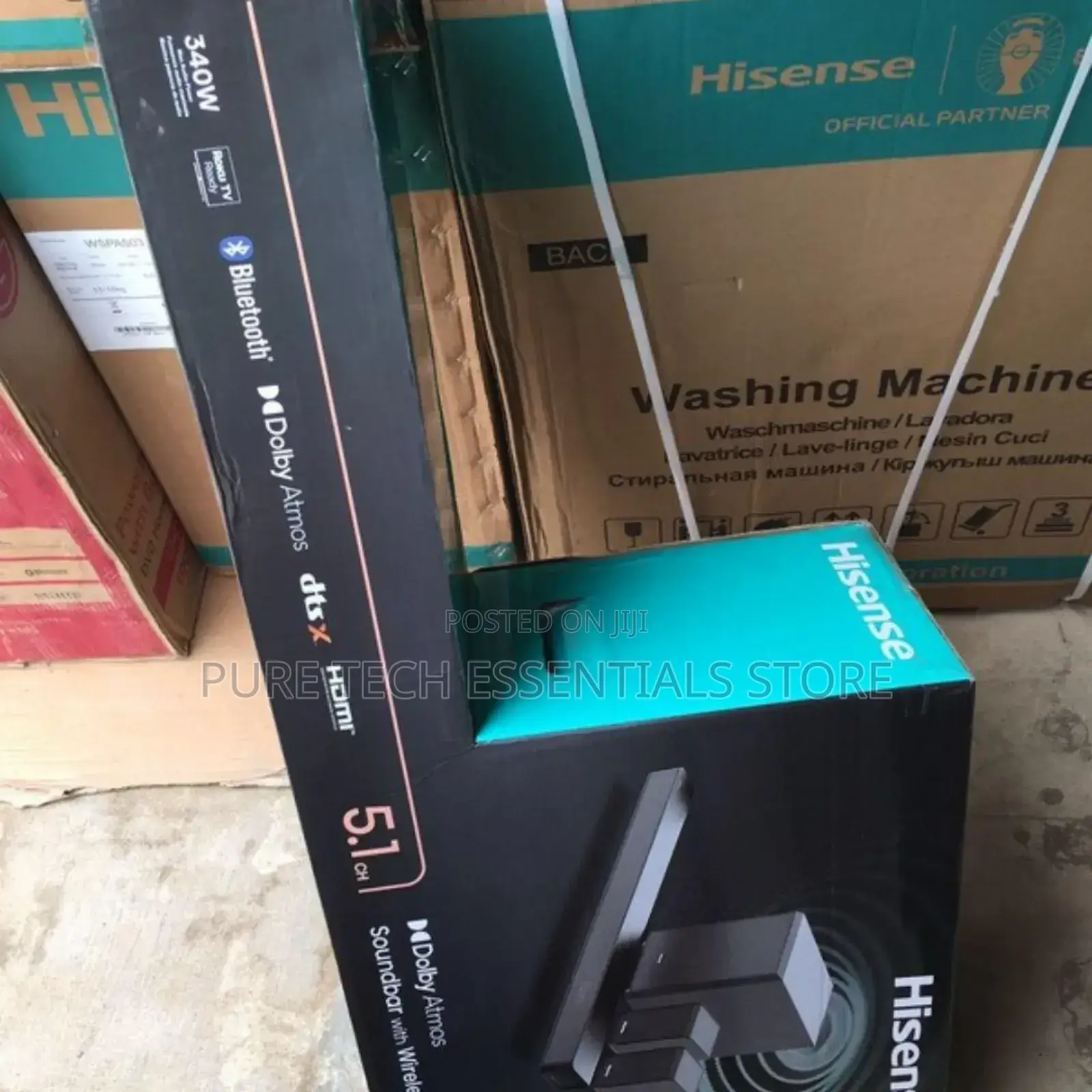 New Hisense 340 Watts Sound Bar Subwoofer