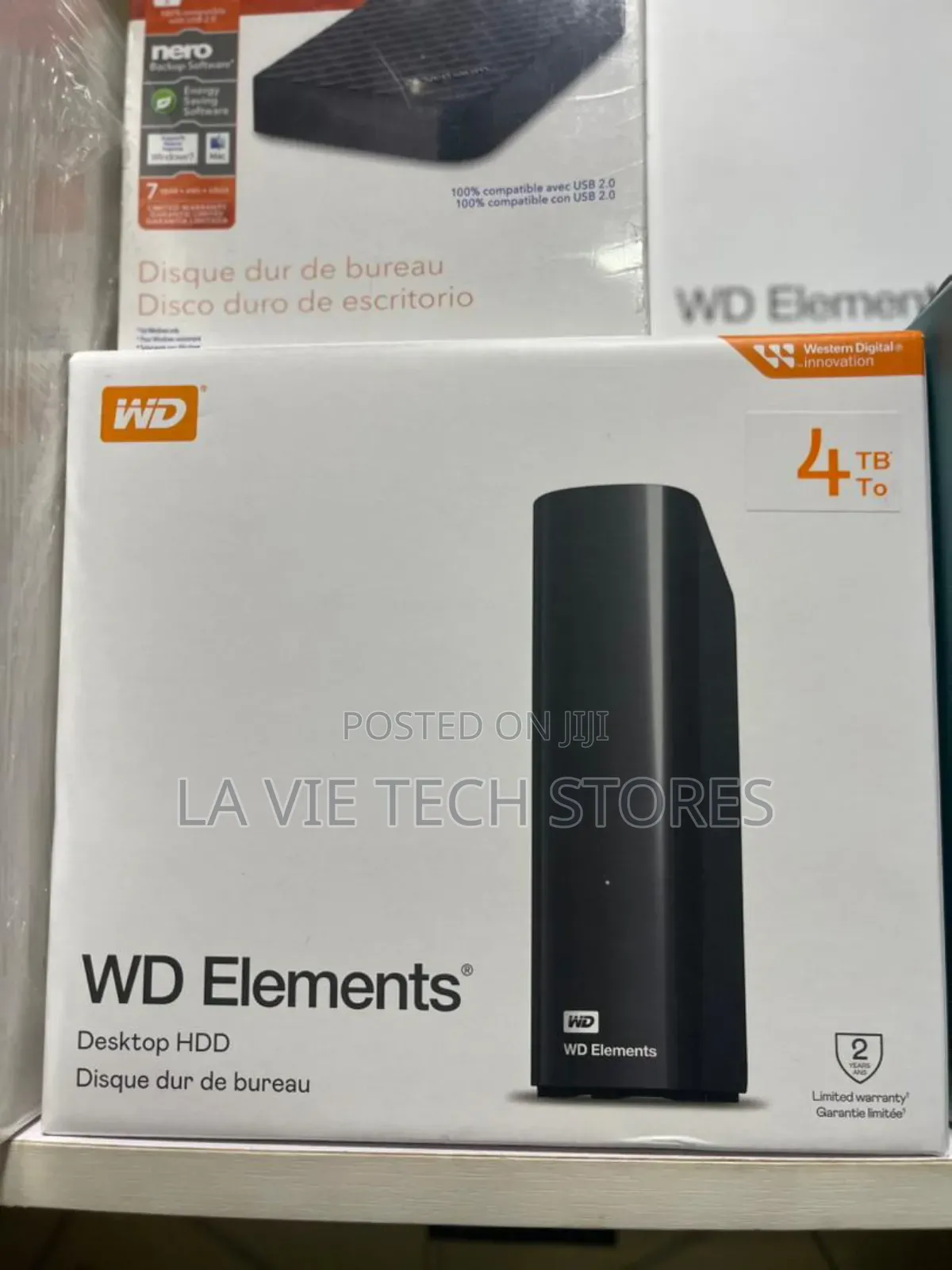 Wd 4tb Elements Desktop Usb 3.0 External Hard Drive