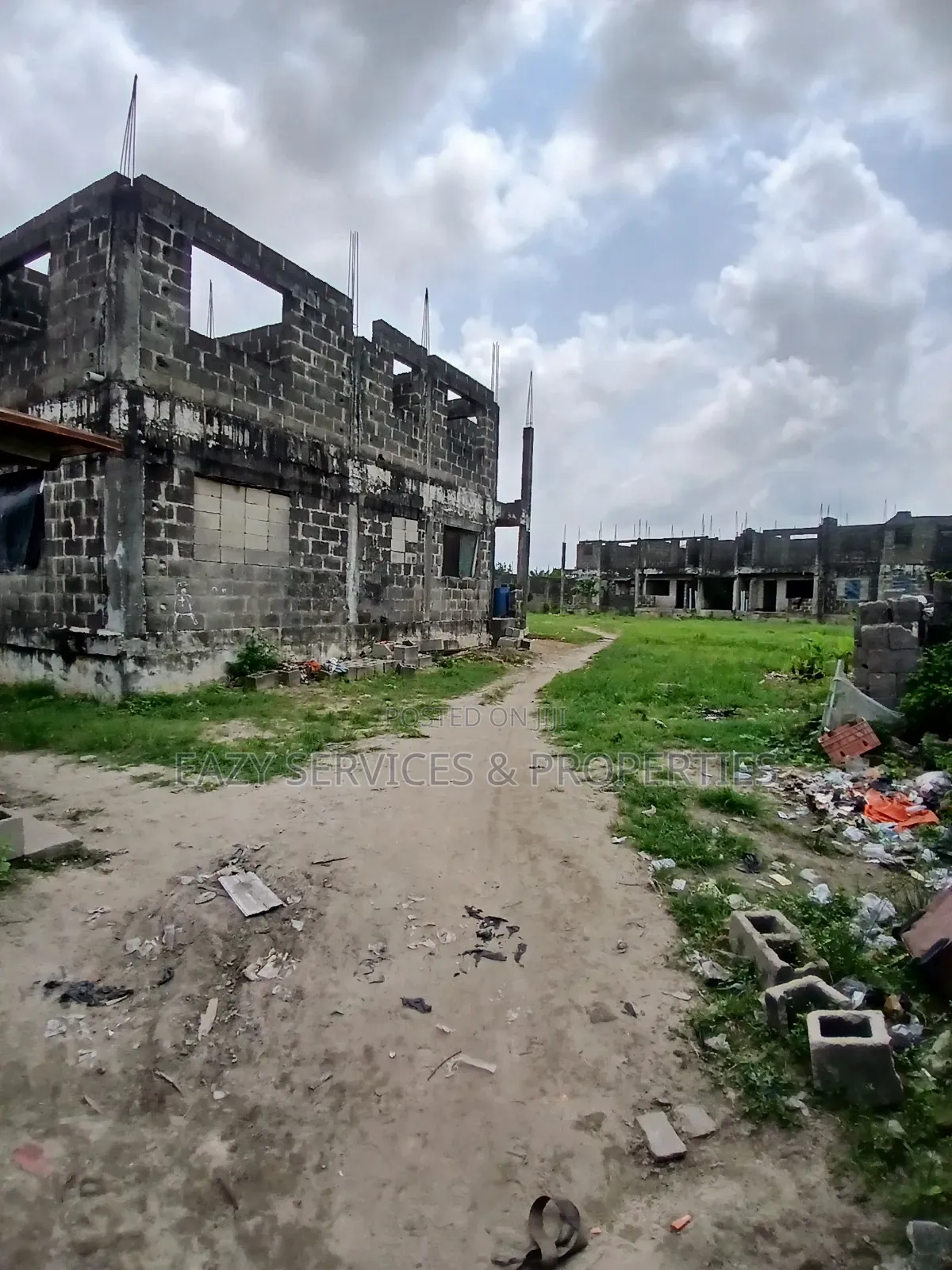 6plots of Land With Multiple Blocks of Flats (Uncompleted) in Ajah