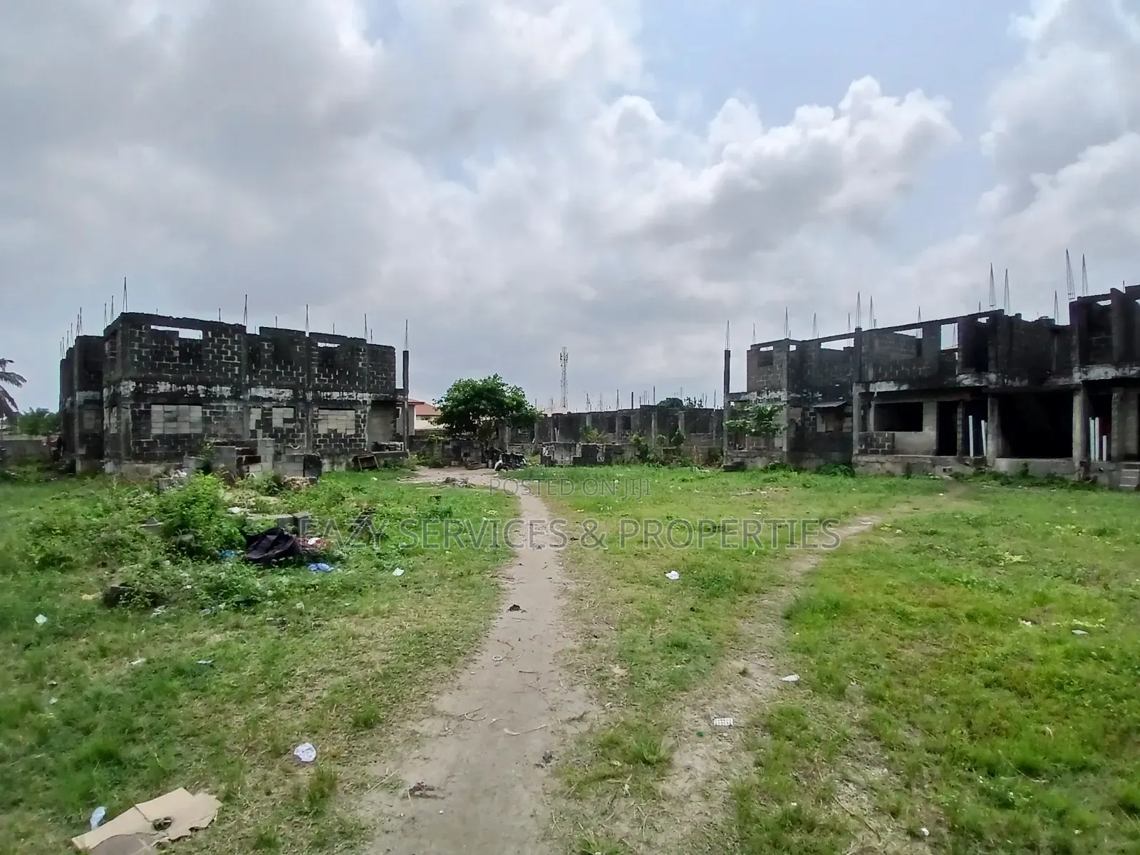 6plots of Land With Multiple Blocks of Flats (Uncompleted) in Ajah