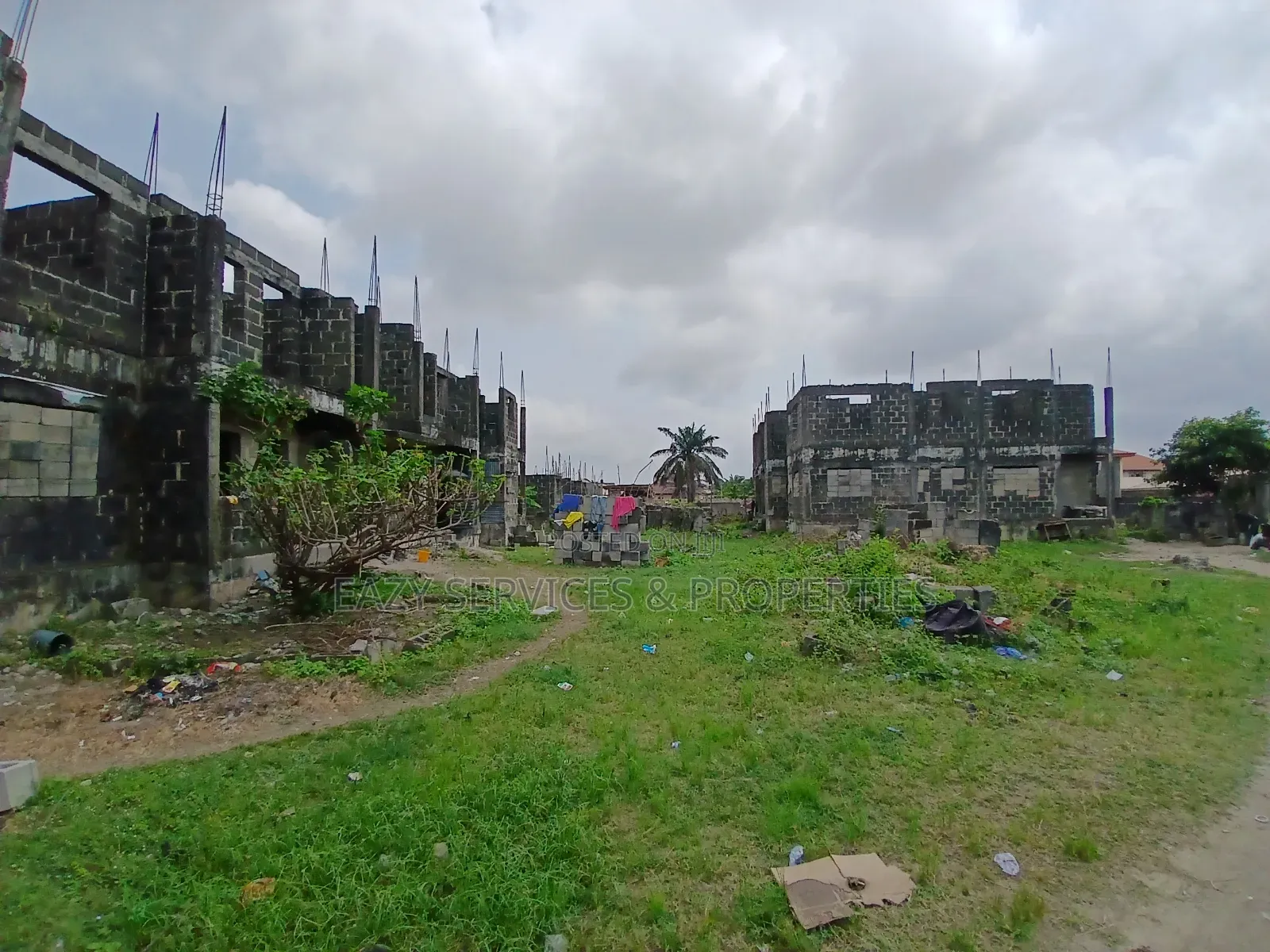 6plots of Land With Multiple Blocks of Flats (Uncompleted) in Ajah