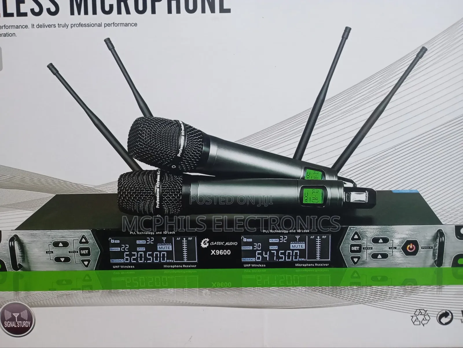 Classic Audio Uhf Wireless Microphone X95u