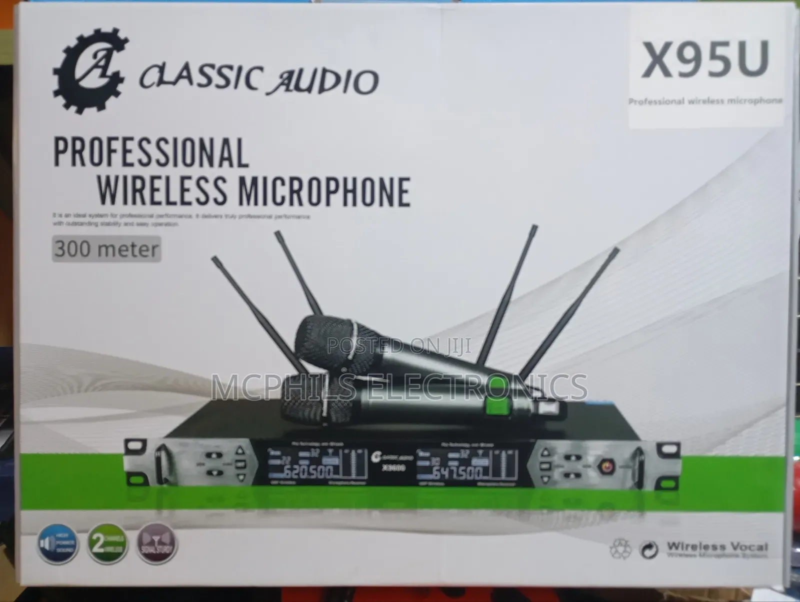 Classic Audio Uhf Wireless Microphone X95u