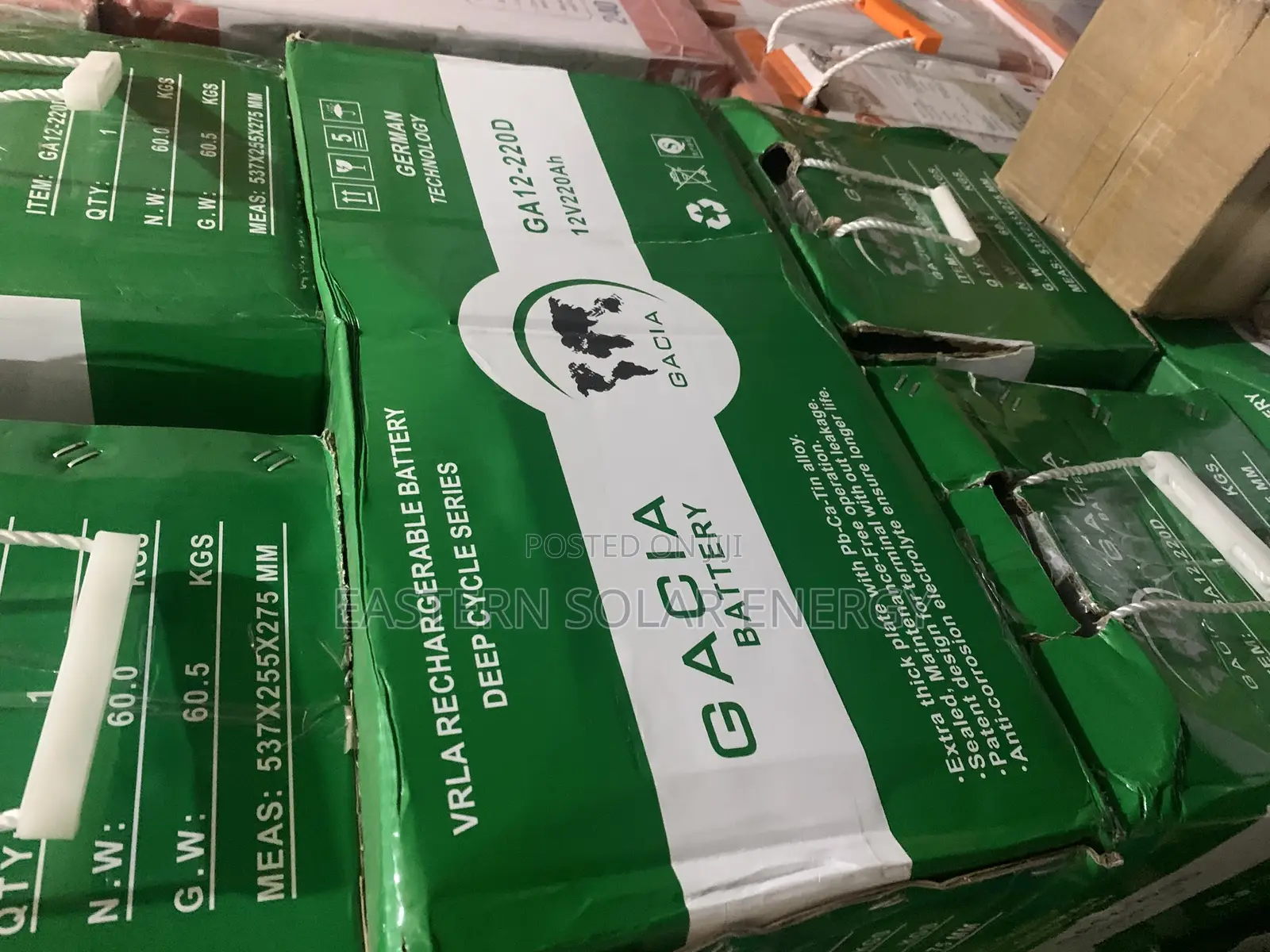 Gacia 220ah 12v Dry Cell Battery