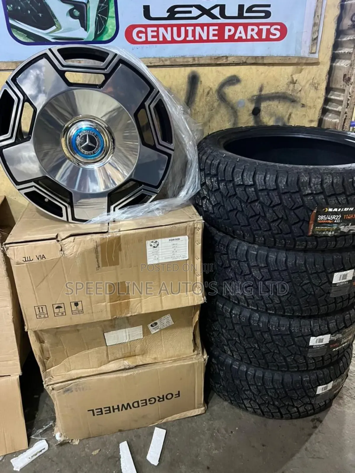 Complete Set Rims With Tyres G Wagon Benz And Brabus
