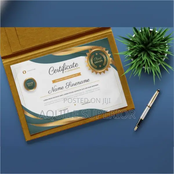 Graduation Certificate Printing For Events