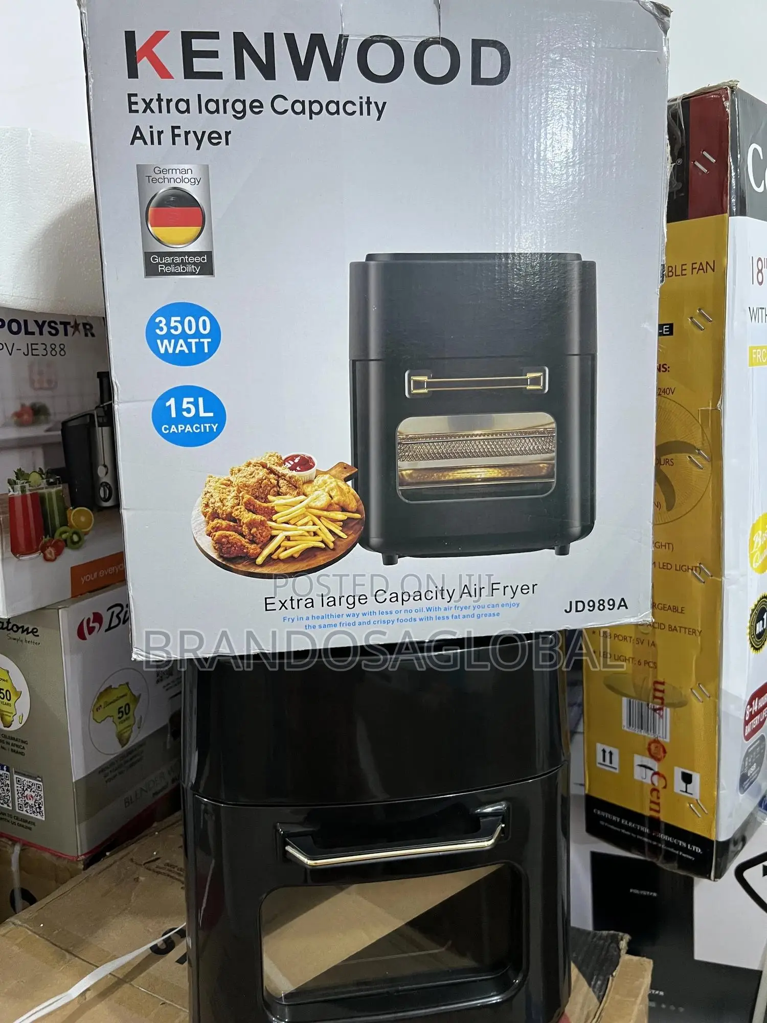 Kenwood 15 Litres Air Fryer With Led Screen