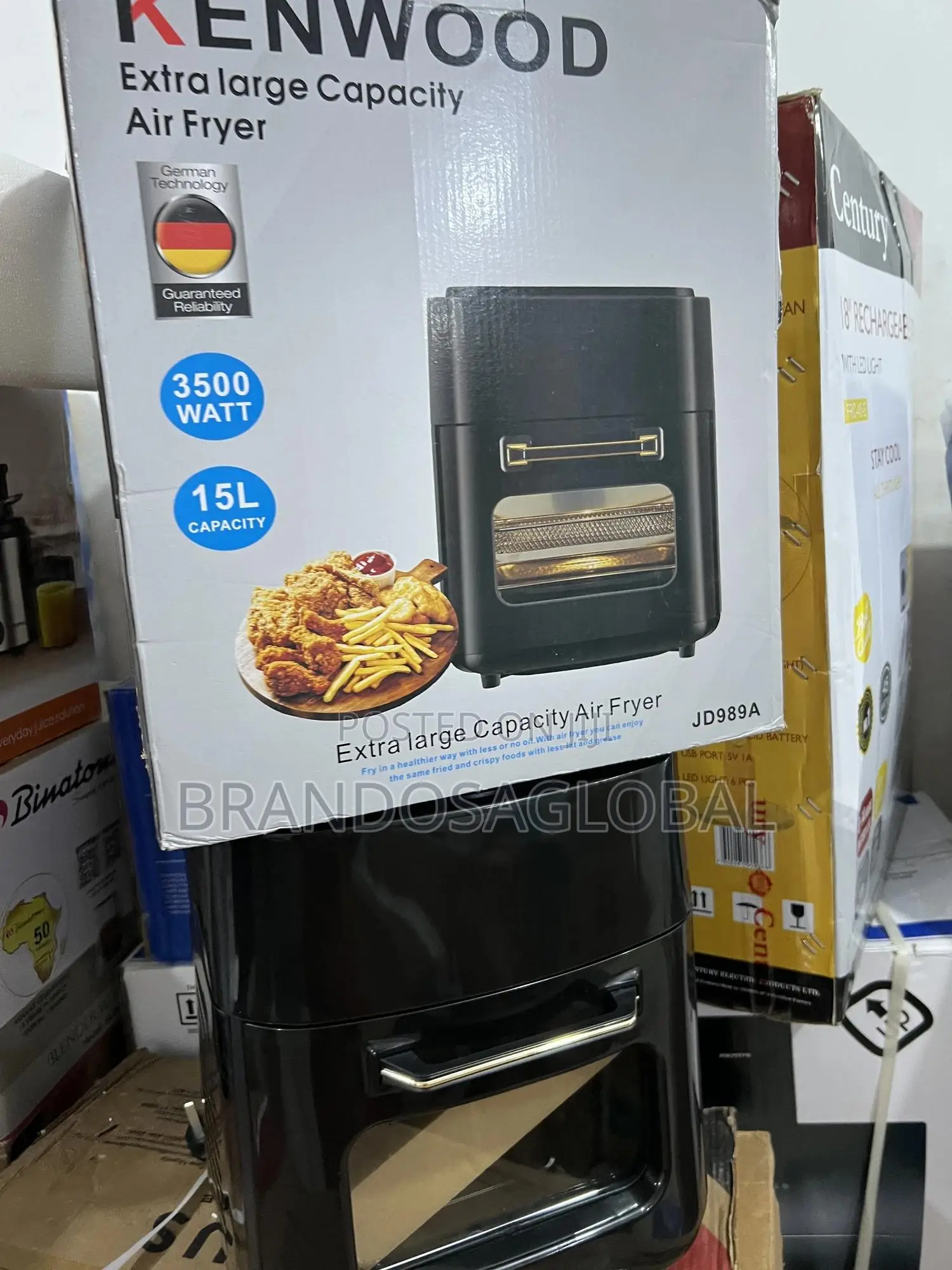 Kenwood Jd989a Air Fryer With Fast Cooking Technology