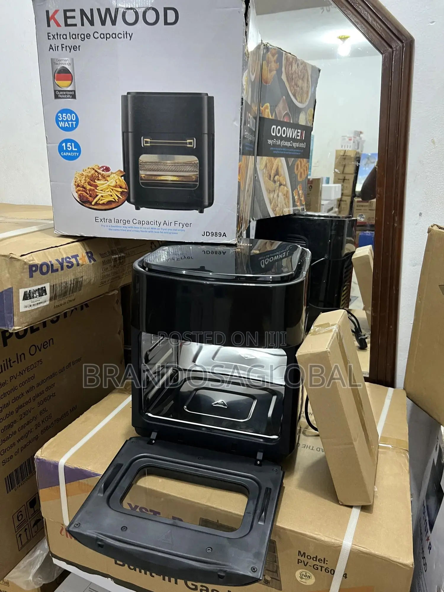Kenwood Air Fryer Jd989a 15l With Top Bottom Heat