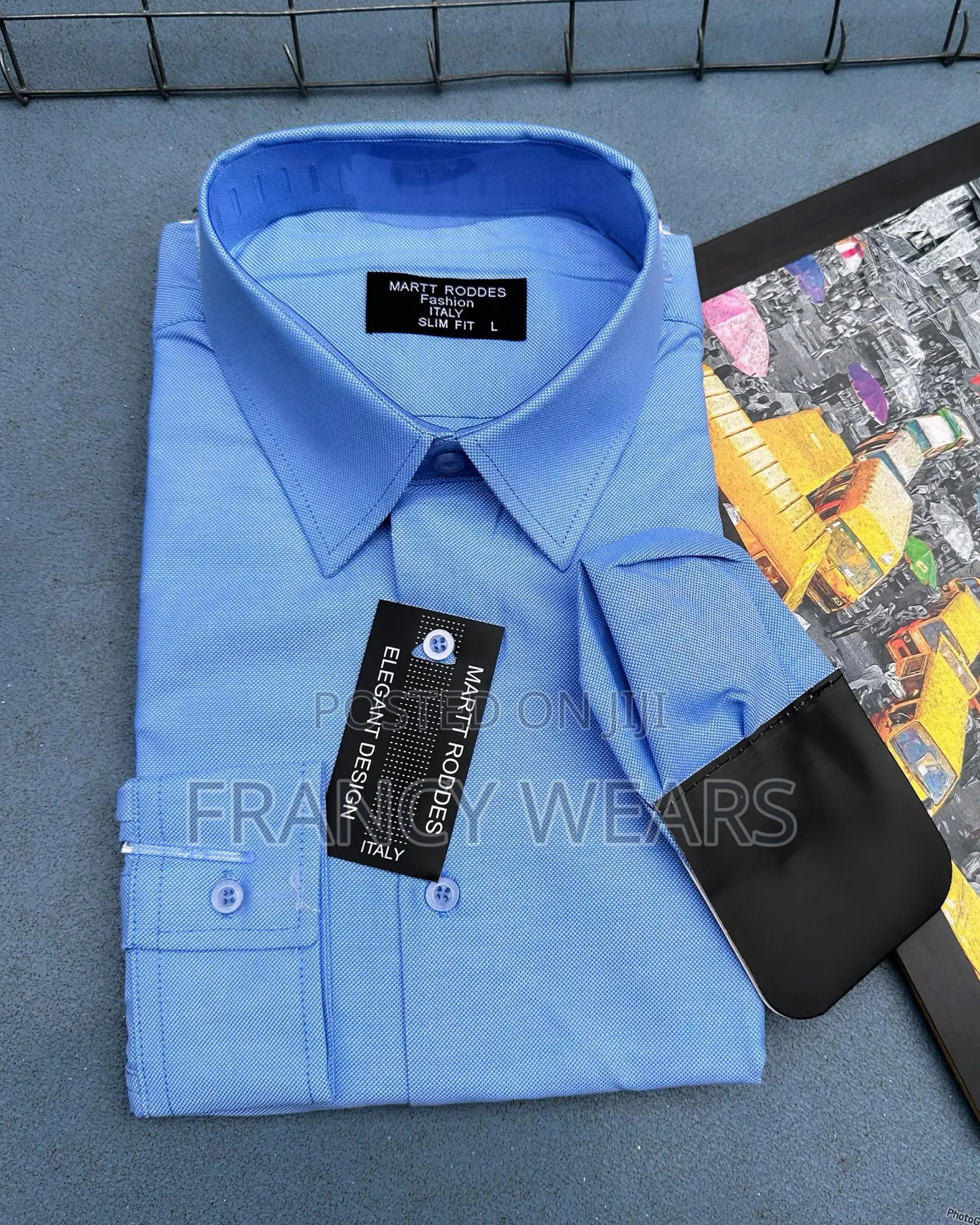 Office White and Blue Shirts Available in Sizes