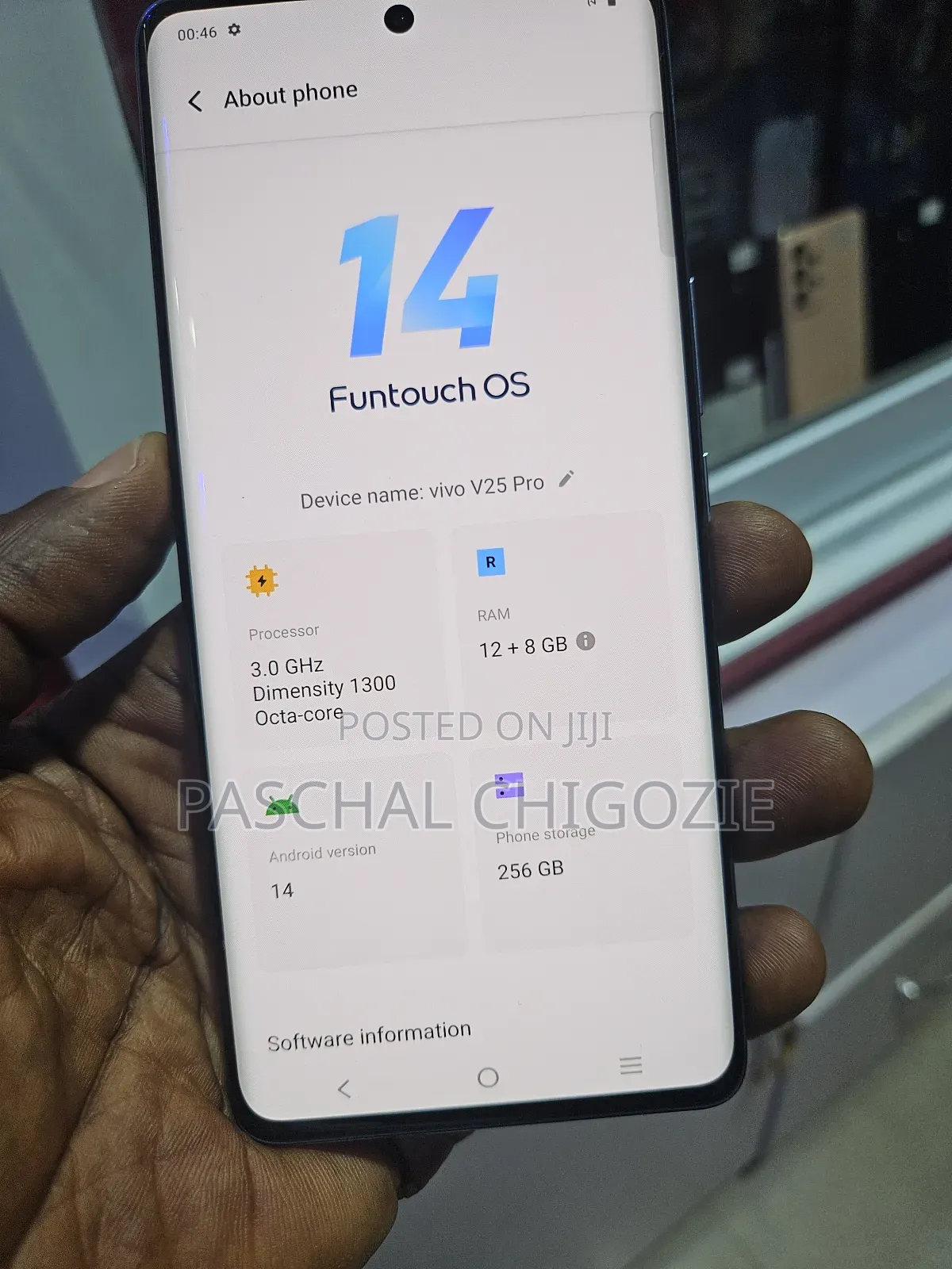 New Vivo V25 Pro 256 GB Blue