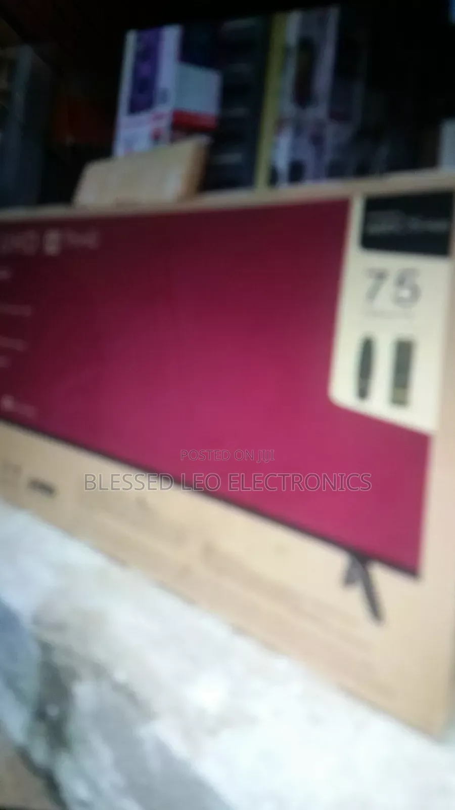 Lg 75 Inches Voice Control for Convenience