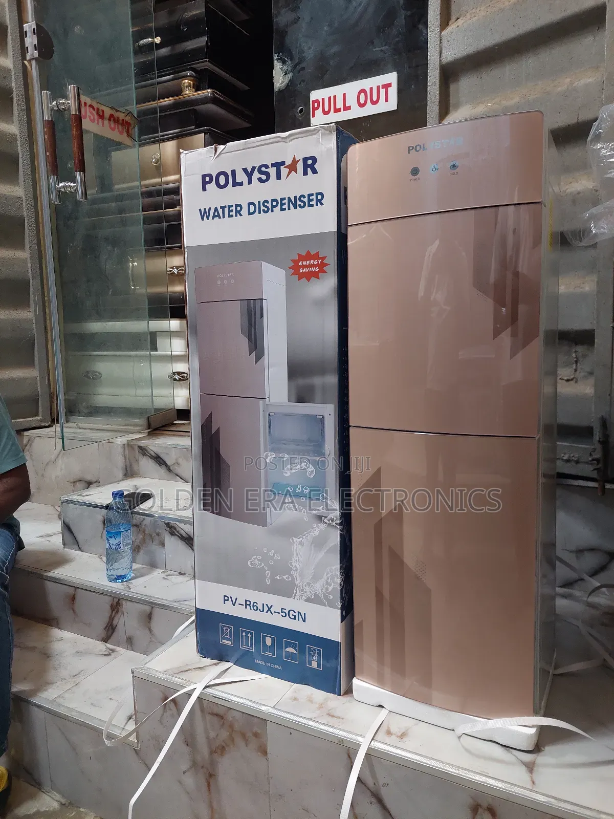 Polystar Double Door Water Dispenser With Fridge and Freezer