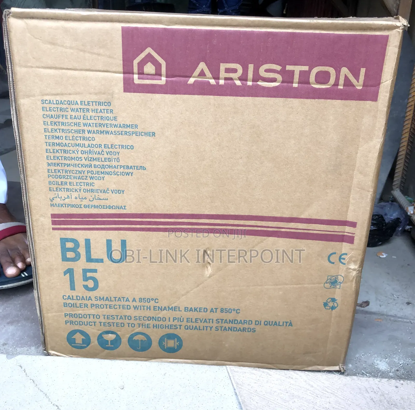 15 LTRS Ariston Blu Water Heater