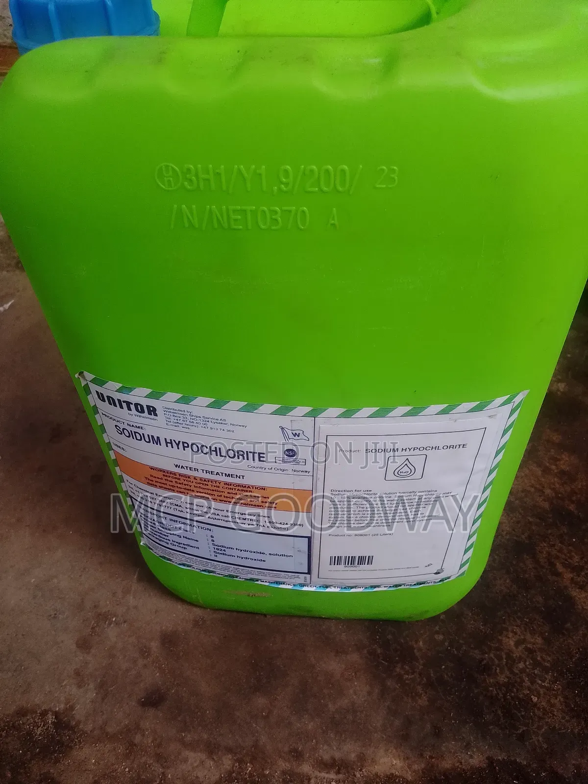 Unitor Sodium Hypochlorite/ Water Treatment