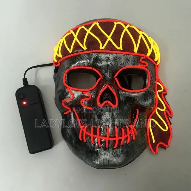 Led Skeleton Face Mask