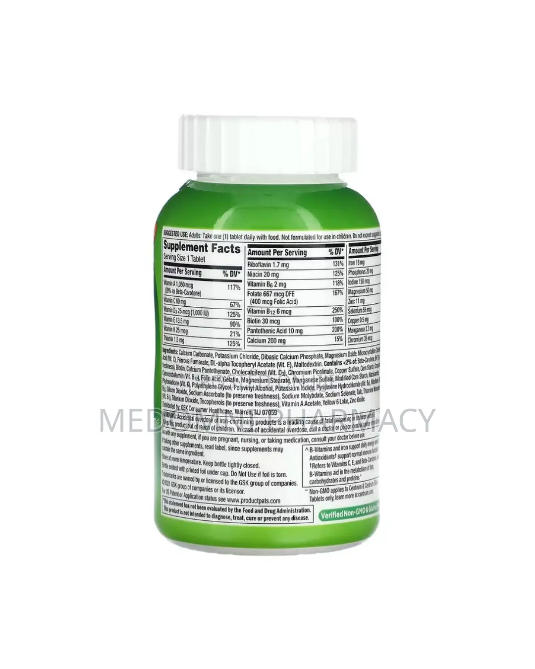 Centrum Adults Multivitamin – 200 Tablets